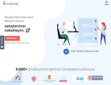 Tablet Screenshot of ondestek.com